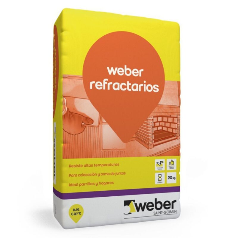 Weber Pegamento Refractario X Kg Serymat Materiales Para La