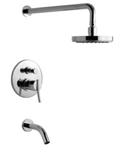 Juego monocomando para bañadera y ducha